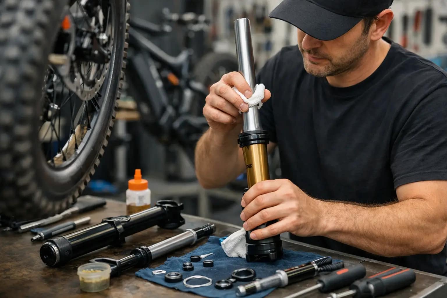 Entretien fourche VTT Fox - quand et comment