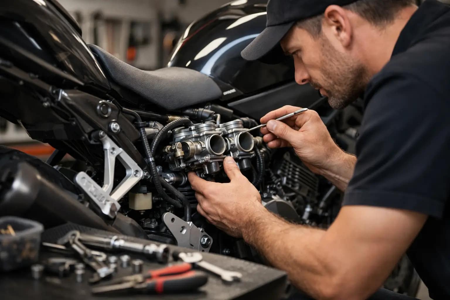 Réglage carburateur moto: bien le faire