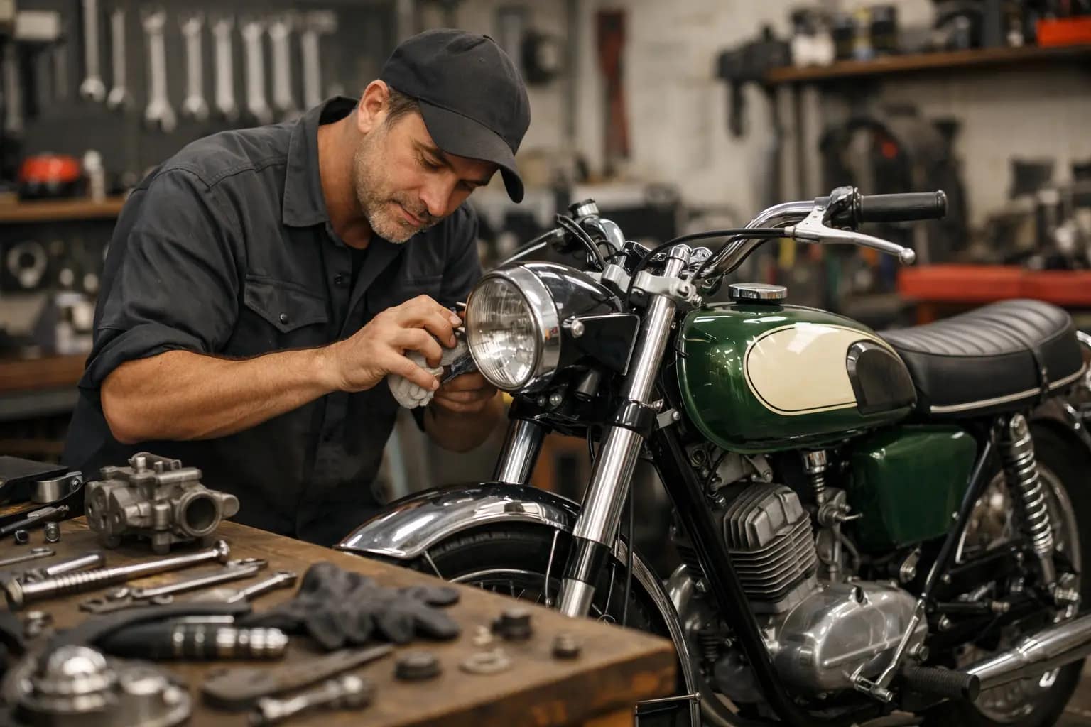 Restauration Puch ancien - bien la faire
