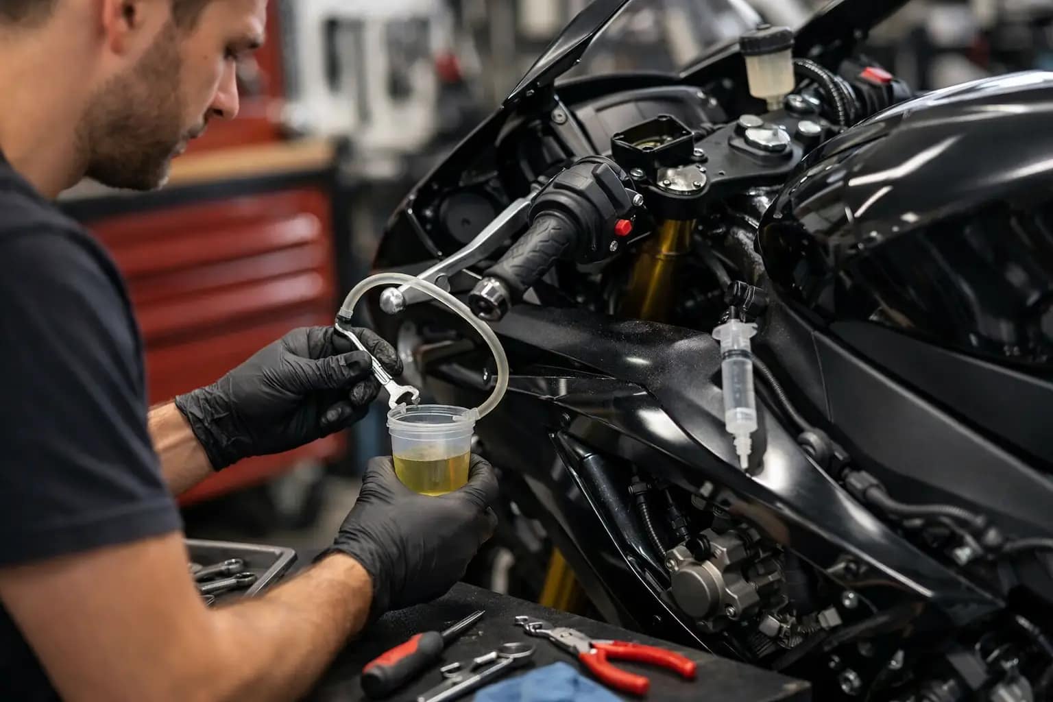 Comment purger frein moto sans faire d’erreur